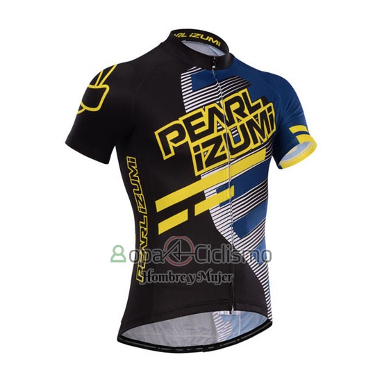Pearl Izumi Ropa Ciclismo Culotte Corto 2014 Hombre Mangas Cortas Negro y AMarillo